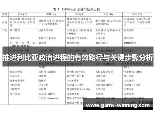 推进利比亚政治进程的有效路径与关键步骤分析